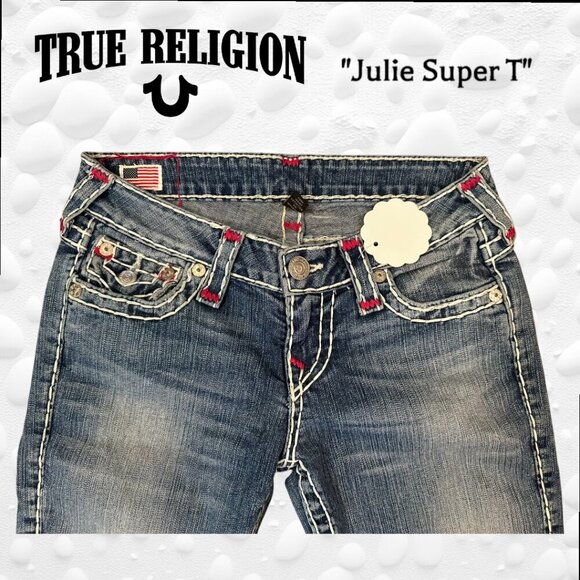 👖 True Religion Skinny Jeans - Ladies Size 26 - Pink Label 👖 - Picture 1 of 9